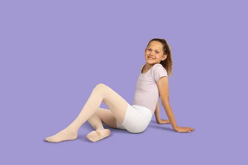 Miniatura 3 de Pantalones cortos de algodón populares para niñas, paquete de 4 pantalones cortos de vestir sólidos y teñidos anudados, pantalones cortos