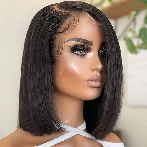 Miniatura 15 de 2x6 con aspecto de piel Chocolate Brown de cabello humano con cierre de encaje HD Real de 0.095mm ultradelgado, 15A, cabello brasileño ondulado