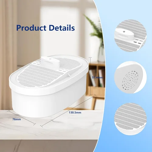 Miniatura 7 de Filtro de repuesto para Waterdrop® WD-PF-01A Plus, paquete de 3, reduce PFOA/PFOS, cloro, dura 3 meses o 200 galones, filtración de agua premium