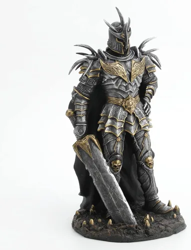 Miniatura 3 de Veronese Design Litch King blindado de 10" con gran espada escultura de resina acabado pintado a mano