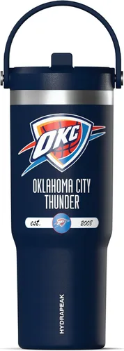 Miniatura 18 de Hydrapeak x NBA Vaso Nomad con Licencia Oficial de Phoenix Suns de 32 oz con Asa y Tapa con Popote, Botella de Agua de Acero Inoxidable a Prueba