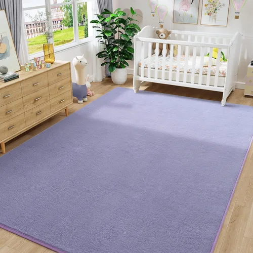 Miniatura 36 de Amearea Alfombras Modernas de Área para Dormitorio Sala de Estar, 4x6 Pies Gris Alfombra de Espuma Viscoelástica Engrosada, Alfombras Mullidas
