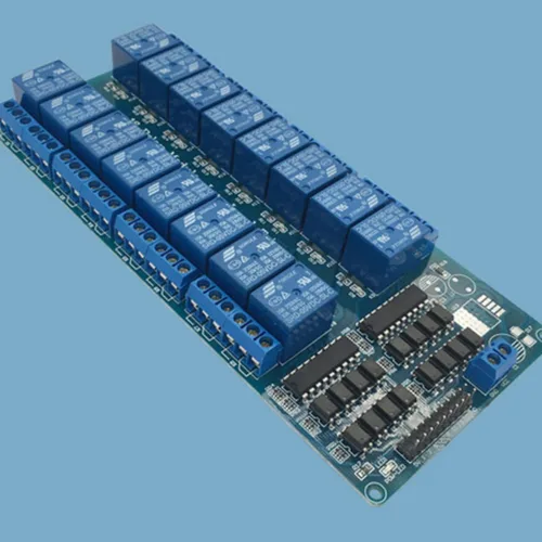 Miniatura 6 de Placa de módulo de relé de 16 canales de 12 V para Arduino DSP AVR PIC ARM 1 módulo de relé de 16 canales