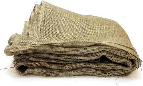 Miniatura 8 de 48 pulgadas x 15 pies en total 60 forros de arpillera para jardín, tejido suelto de yute para cama elevada, semilla de cobertura, mantillo y manta
