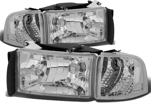 Miniatura 6 de DNA MOTORING HL-OH-DR944P-BK-AM Montaje para luz delantera, para el lado del piloto y del acompañante, color negro/ámbar