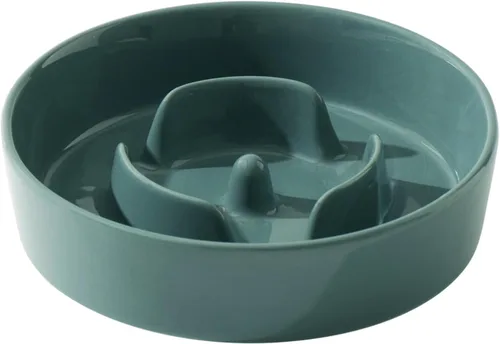 Havniva Tazón de cerámica de 0.9 tazas para perros de alimentación lenta para perros pequeños, alimentador lento para mascotas de 6.1 pulgadas, 1 x