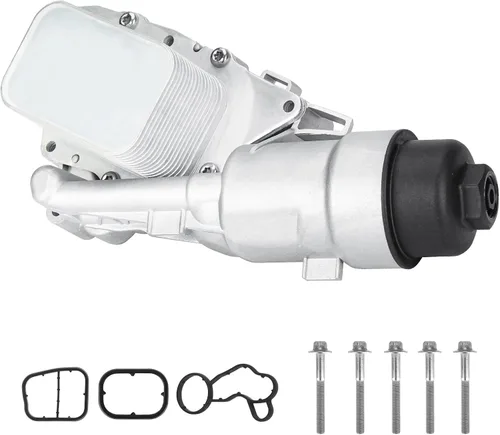 Enfriador de aceite de motor de aluminio actualizado y adaptador de carcasa de filtro de aceite para BMW i8/X1/X2 2.0L18-19, para Mini Cooper