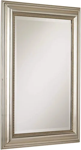 Miniatura 5 de Uttermost Stuart Silver Leaf - Espejo de pared (26 3/4 x 36 3/4 pulgadas)