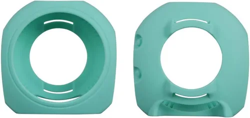 Miniatura 5 de Hermitshell Estuche de silicona de transporte de repuesto para altavoz Bluetooth inalámbrico JBL Clip 3 portátil impermeable (Azul verdoso)