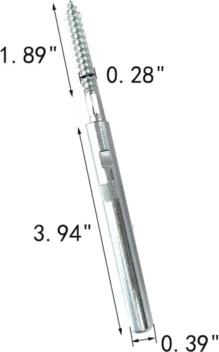 Miniatura 3 de MY MIRONEY 8 piezas de soporte flotante para estante flotante, soporte invisible, soporte de metal ciego para soportes de pared ocultos, 0.39 x 6.5