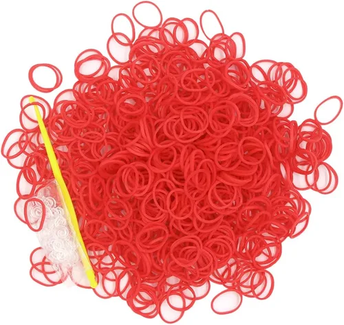 Miniatura 8 de Kit de 3000 bandas de goma de telar con 75 clips, 5 ganchos, kit de fabricación de pulseras de primera calidad para niños, tejer, regalo de A-Café