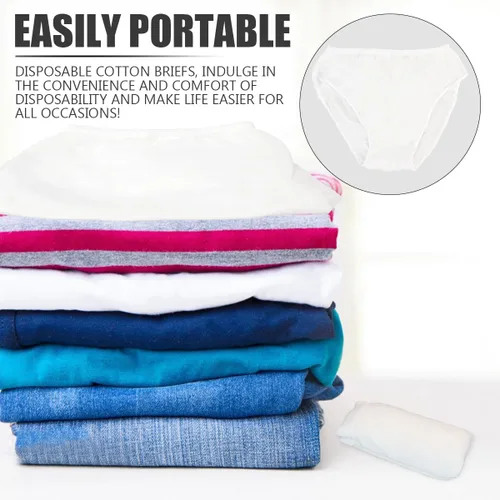 Miniatura 4 de GYOTUU Ropa interior desechable para hombre, 10 piezas, ropa interior de algodón para viajes, fitness
