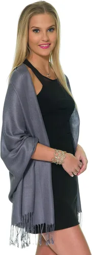 Miniatura 39 de Pashminas, chales y mantones para usar con vestidos de noche y en bodas, grandes y suaves