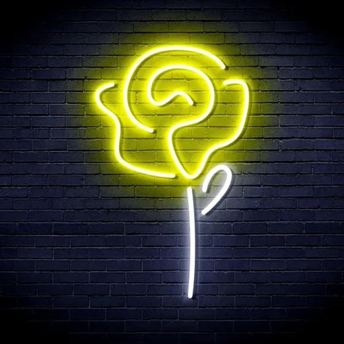 Miniatura 33 de ADVPRO Rose Flower Women Room Decor Flex Silicona LED Neon Sign Verde y Rosa st16s32-fnu0034-gk Verde & Rosa
