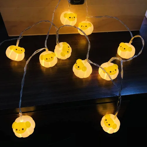 Miniatura 11 de Guirnalda de luces de oveja de 5.4 pies, 10 LED, adornos novedosos de cabras, luces de hadas de cordero alimentadas por pilas para decoración