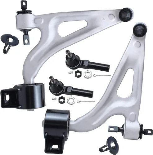 Miniatura 223 de Detroit Axle - Kit de 4 brazos de control delanteros para Ford Mustang 05-10, 2 brazos de control inferiores, 2 puntales 2005 2006 2007 2008 2009