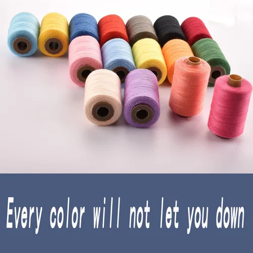 Miniatura 3 de Hilo de coser de poliéster de 24 colores para coser a mano, acolchado y máquina de coser, juego de 1000 yardas por carrete.