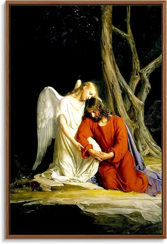 Miniatura 47 de Cuadro en lienzo con marco flotante para pared - El triunfo del cristianismo sobre el paganismo de Gustave Doré - 16 x 24 pulgadas