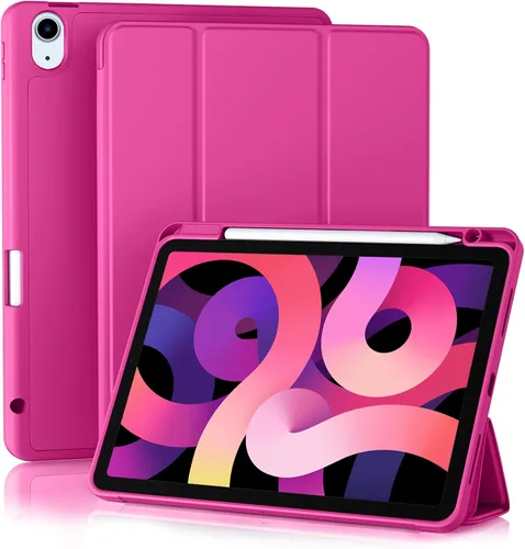 Miniatura 17 de Akkerds Funda compatible con iPad Air de 11 pulgadas de 7ª/6ª generación (M3/M2) 2025/2024, para iPad Air de 5ª/4ª generación de 10.9 pulgadas Rosa