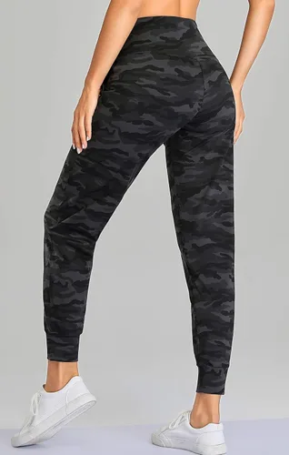 Miniatura 16 de Oalka - Pantalones deportivos para mujer, con cintura alta y bolsillos, para hacer deporte, yoga y entrenar