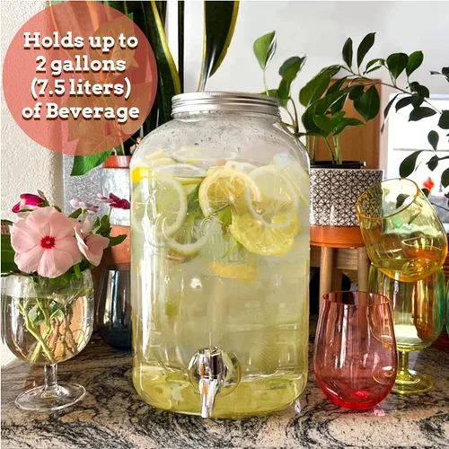 Miniatura 7 de Lily's Home Dispensador de bebidas de plástico - 2 galones
