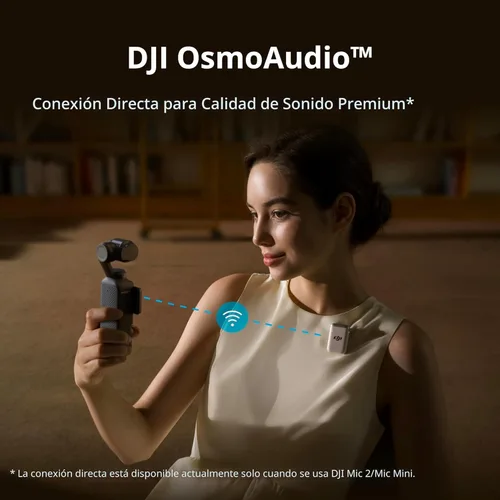 Miniatura 6 de DJI Osmo Pocket 3 Creator Combo, cámaras de vlogging con CMOS de 1 pulgada, cámara de vlog 4K/120fps, estabilización de 3 ejes, seguimiento