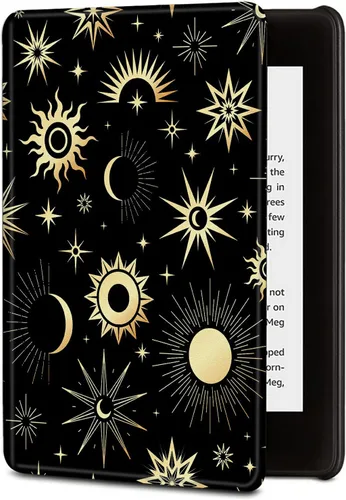 Miniatura 10 de BVDIKMI Funda para Kindle de 6 pulgadas (versión 11ª generación 2022), funda delgada de piel sintética con encendido y apagado automático para Retro