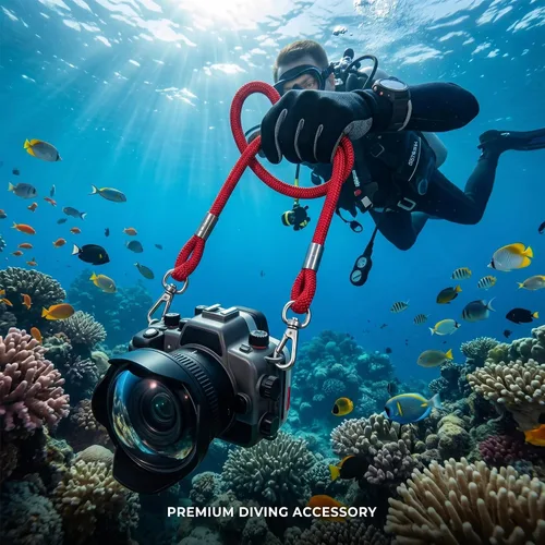 Miniatura 3 de VGEBY Cordón para cámara de buceo, 360 grados, retráctil, flexible, con rotación subacuática, para buceadores, buceadores, entusiastas