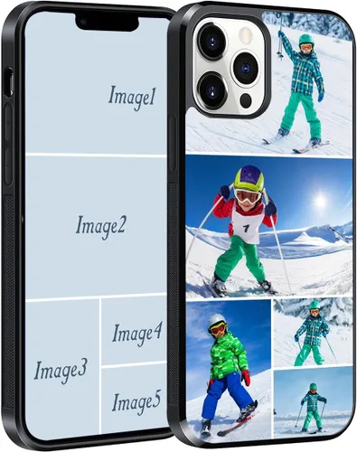 Miniatura 11 de Funda de teléfono con fotos personalizadas compatible con iPhone 17/17 Air/16/15/14/13/12/11 Pro Max/Mimi/Xs Max/Xr/7/8 Plus/Samsung Galaxy 4 Collage