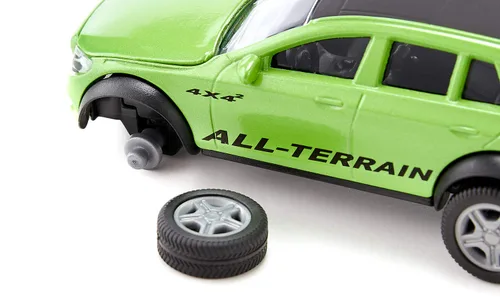Miniatura 3 de SIKU 2349, Mercedes-Benz Clase E All-Terrain 4 x 4², 1:50, Metal/Plástico, Verde, Coche de juguete para niños, Enganche de remolque y capó