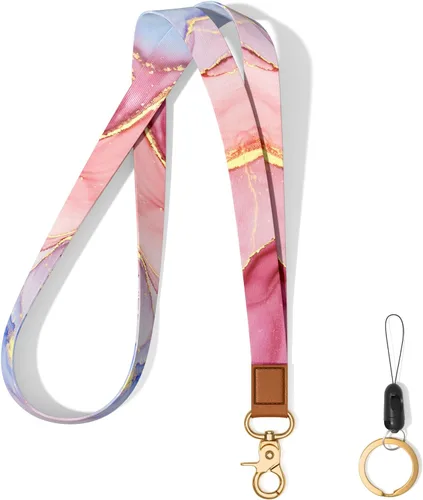 Miniatura 17 de Llavero con cordón para el cuello, llavero con correa larga para mujeres y hombres, llaves del automóvil, insignias de identificación, tarjeta