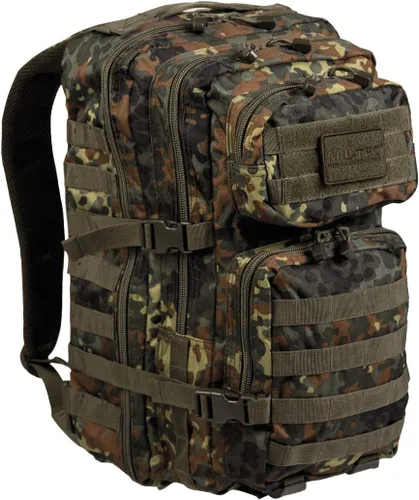 Miniatura 9 de Mil-Tec Mochila de asalto unisex, resistente, duradera, ligera, ergonómica, versátil, táctica, para acampar al aire libre, senderismo, con correas