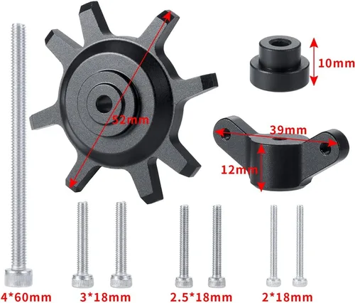 Miniatura 2 de RCLIONS 1.9/2.2 pulgadas RC Beadlock Rueda Hub Instalación y eliminación de neumáticos Conjunto de herramienta para TRX4 SCX10 1/10 RC Crawler Negro