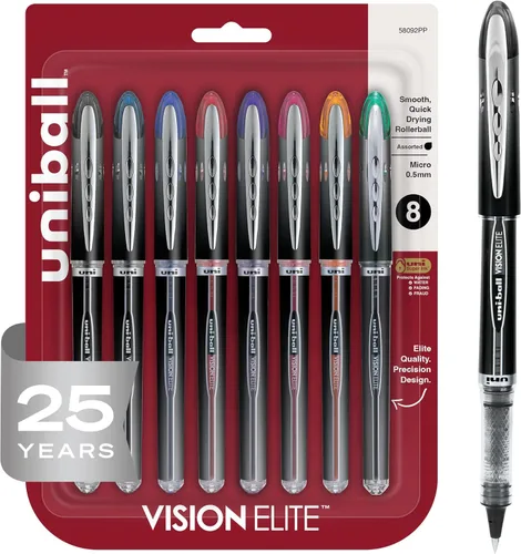 Miniatura 14 de uni-ball Vision Elite - Bolígrafos de punta redonda gruesa (1/32 de pulgada), color violeta, 12