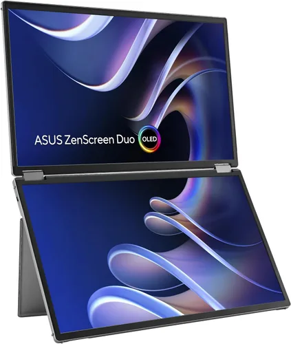 Miniatura 8 de ASUS ZenScreen Duo OLED 360° Monitor Portátil Plegable (MQ149CD) - Dual de 14 pulgadas, 16:10, 1920x1200, DisplayHDR400 True Black, 100% DCI-P3