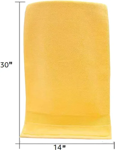 Miniatura 7 de PUPOPIK Paquete de 2 toallas de mano para baño, toallas de mano 100% algodón (14 x 30 pulgadas), altamente absorbentes y de secado rápido, toalla