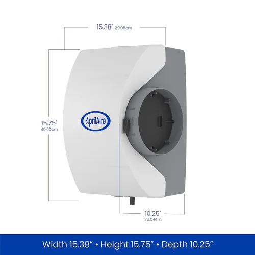 Miniatura 13 de AprilAire 400 - Humidificador evaporativo para toda la casa de 17 galones con control digital automático para hasta 5,000 pies cuadrados + Kit