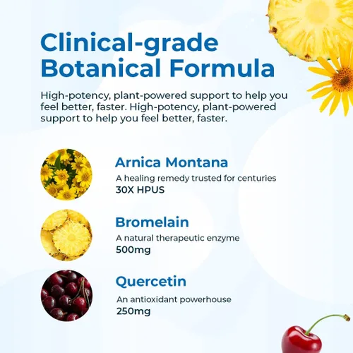 Miniatura 3 de VitaMedica Paquete de Arnica Montana 30X y bromelina con quercetina Arnica Montana Bromelina Quercetina Paquete de recuperación A base