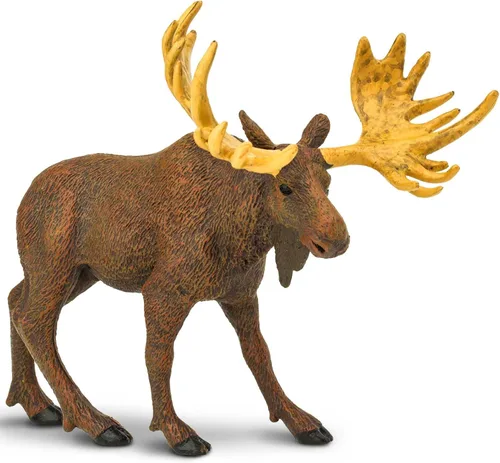 Miniatura 5 de Safari Ltd. Figura de alce – Figura de animal realista de 5 pulgadas – Juguete educativo para niños, niñas y niños a partir de 1 año