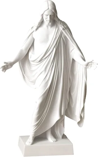 Libro de Deseret – BELOSOL – Estatua de Cristo – Decoración cristiana – Estatua de Jesús – Decoración para el hogar – Escultura inspiradora – Vida