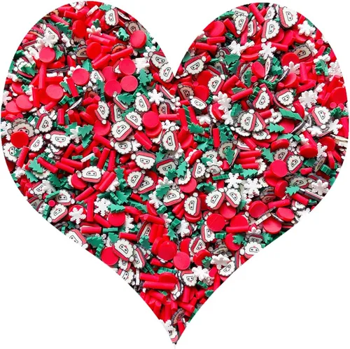 Miniatura 15 de Chispitas Falsas Chispitas Falsas de Navidad Chispitas Falsas de Caramelo Chispitas de Arcilla Polimérica Chispitas Poliméricas Rebanadas de Arcilla