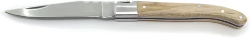 Miniatura 2 de TopKnife Laguiole - Cuchillo plegable multiusos de 7-5/8 pulgadas, mango de madera de arce, buena opción como cuchillo personal para carne, caja