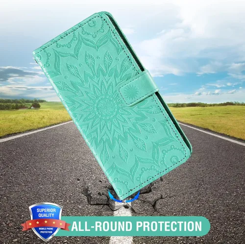 Miniatura 7 de Funda de teléfono para LG K30 2018 5.3/Premier Pro LTE/Phoenix Plus/Harmony 2/K10/Xpression Wallet con protector de pantalla de vidrio templado Flip