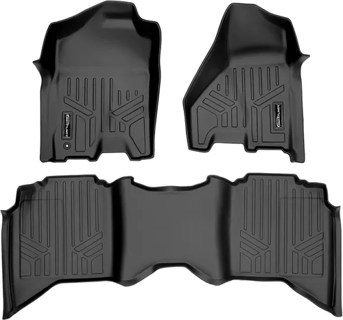 Miniatura 14 de MAXLINER - Juego de alfombrillas de 2 filas para Dodge Ram 1500 2002-2008