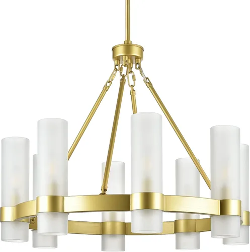 Miniatura 8 de Linea di Liara Teramo - Candelabro Negro Mate, Lámpara de Comedor, Pequeño Candelabro de Rueda de Vagón Redondo Industrial Moderno de Granja