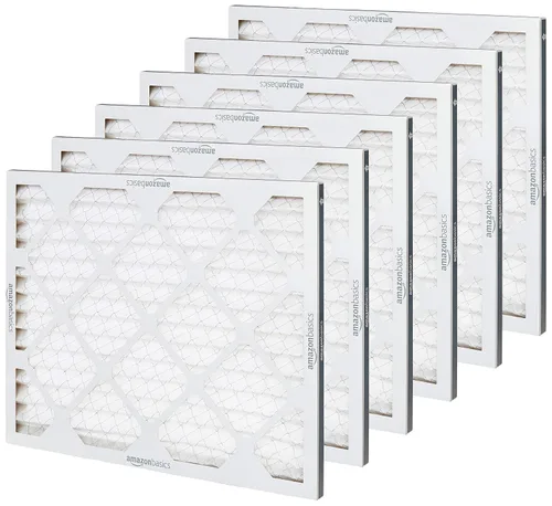 Miniatura 3 de Amazon Basics Paquete de 6 filtros de aire de 16 x 20 x 1, MERV 8 filtros para horno de CA (tamaño real: 15.75 x 19.75 x 0.75 pulgadas)