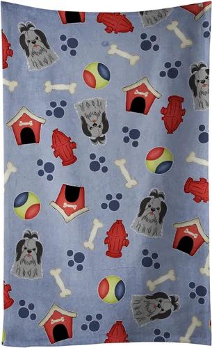 Miniatura 107 de Caroline's Treasures BB2654KTWL Dog House Collection Airedale - Toalla de cocina para invitados, toalla de baño decorativa para cara, té, paño
