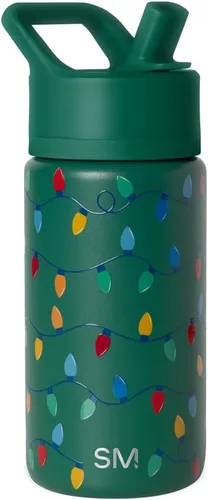 Miniatura 12 de Simple Modern Trek - Vaso de Navidad de 40 onzas con asa y tapa con pajilla, taza de viaje aislada de acero inoxidable apta para portavasos, regalos
