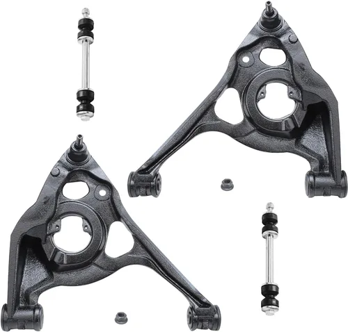 Miniatura 64 de Detroit Axle - Brazos de control superiores traseros para Chrysler 300 Dodge Challenger Charger Magnum, reemplazo del conjunto de brazos de control