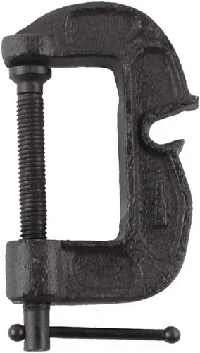 Miniatura 7 de Abrebotellas de cerveza con abrazadera en C de metal, herramienta de barra de hierro fundido de mano para decoración del hogar, cocina, garaje